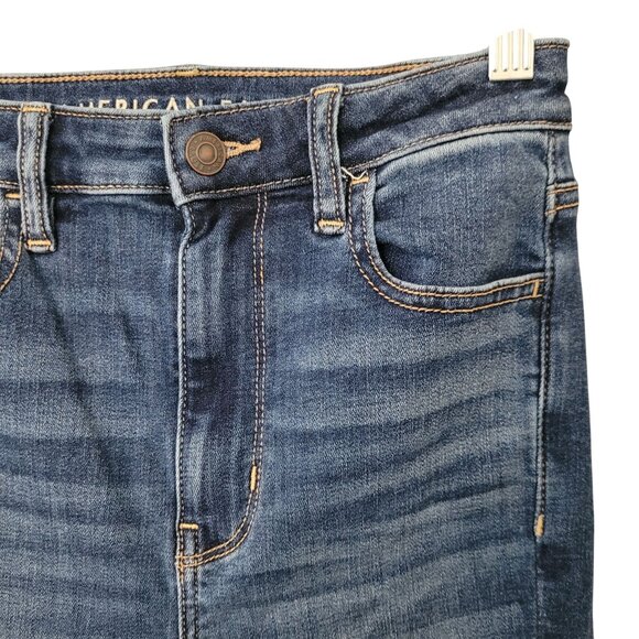 American Eagle Highest Rise Jeggings Womens Size 0 X-Short Next Level Stretch - Picture 6 of 9